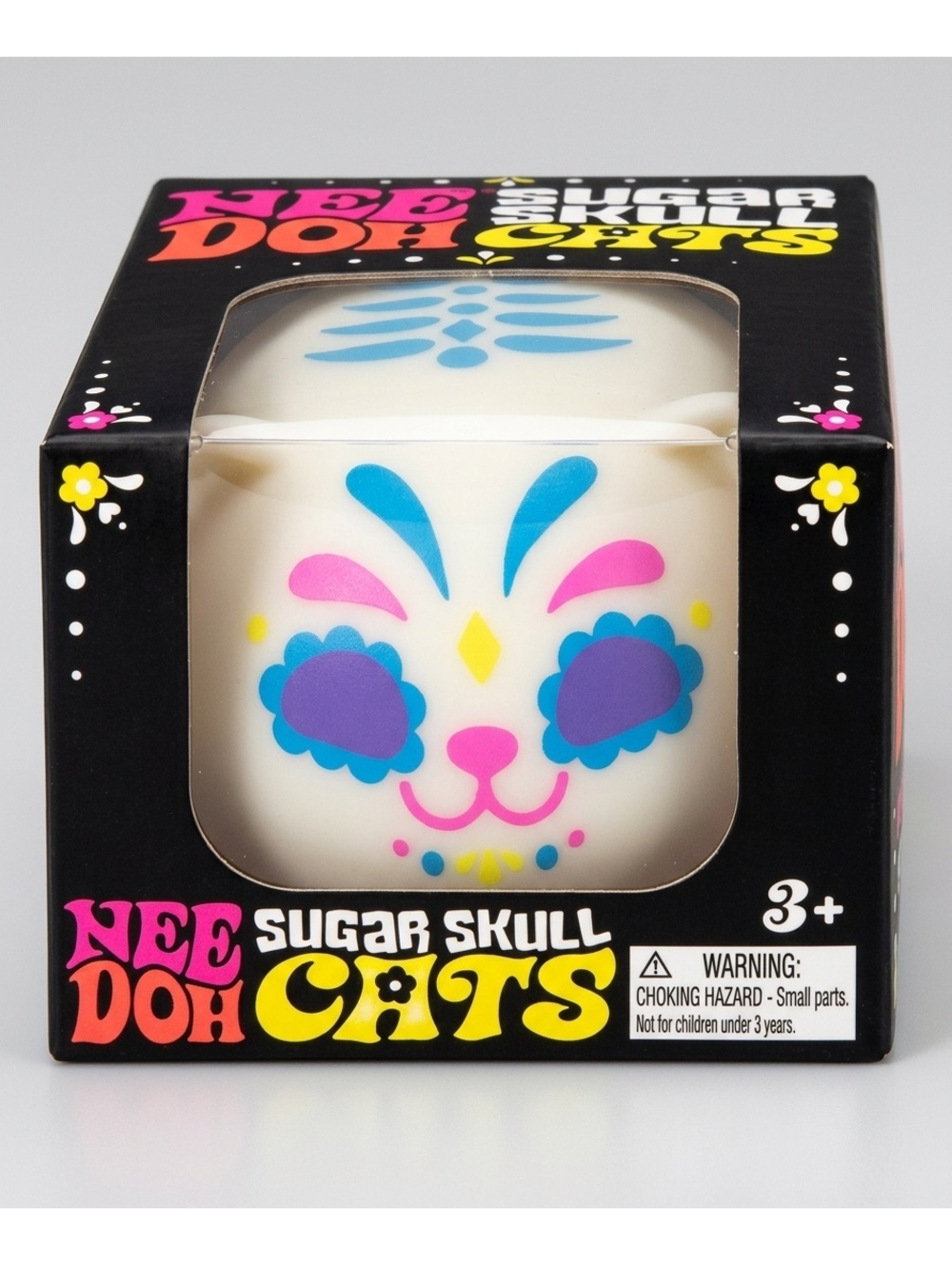 Schylling NeeDoh Sugar Skull Cats Tactile Squish Squeeze Toy 3+ 26068HY